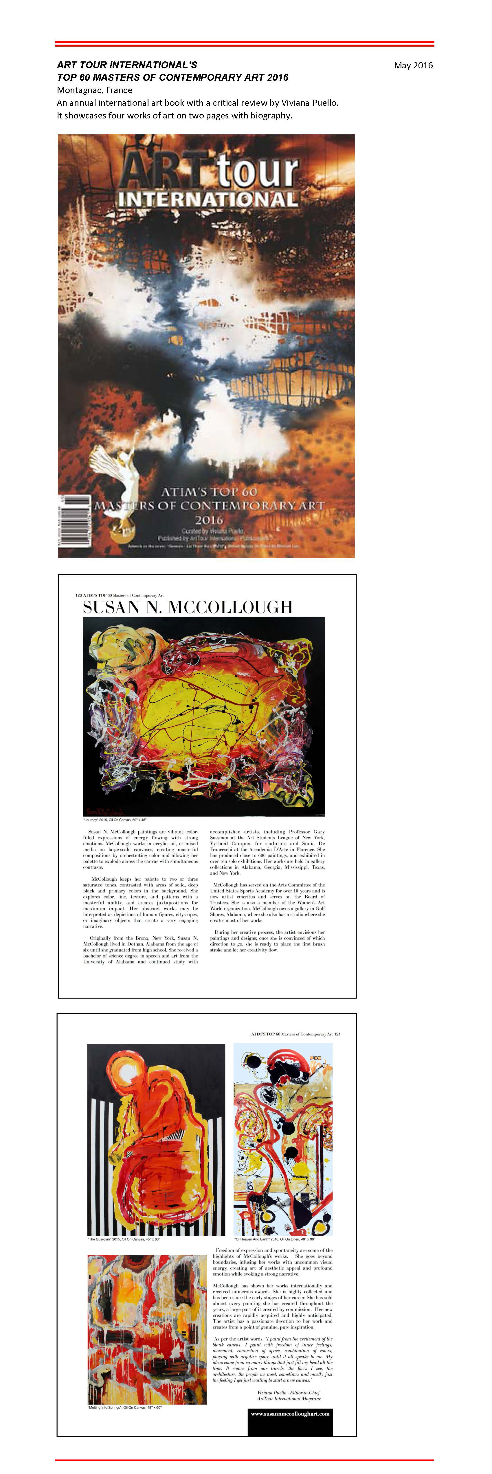 SUSAN N. MCCOLLOUGH - PUBLICATIONS